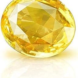 Original 9.00 Carat/10.00 RATTI Cultured Yellow Sapphire-Pukhraj Stone Untreated,Ceylon Sapphire Certified Natural Gemstone A++ Quality-23