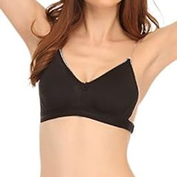 Women's Cotton Non Padded Wire Free Full Cup T-Shirt Bra-picture-15
