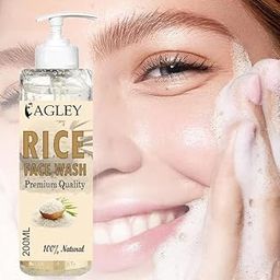 Rice Water Bright Face with Rice Water for Glowing Skin | Cleanser for Uneven Skin Tone Face Wash-image-52