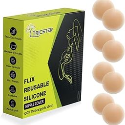 Silicone Nipple Cover Reusable for Women | Reusable | Skin-Friendly Adhesive Nipple Pads for Women | Nipple Pasties for Women-image-96