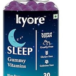 Nutrition Melatonin Sleep Gummies, 7mg Melatonin with Chamomile & Ashwagandha - Blueberry Flavor, Non-Habit Forming, Promotes Restful Sleep | For Adults | 30 Gummies-33