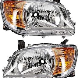 ALL PARTS SOURCE Halogen Headlight Assembly Compatible For Maruti Suzuki Alto K10 Headlamp Without Bulb And Wire (Right & Left Side) 2010-2014 Pair-image-14