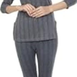 Winter Wear Ladies/Women/Girl, Poly Cotton Thermal Set- (Round Neck Upper/Top + Lower/Trouser) Set of 01-image-79
