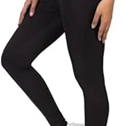 mlada Luxury Athleisure Leggings Skinny Fit Polyester Stretch Knit with Pockets & Elastic Waist Band with Draw Cord Compression for Gym, Yoga and On The Move for Women-picture-13