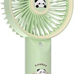 Blackzone Panda Shaped Small Pocket Fan, USB Rechargeable Mini Handheld Fan for Girls, Women and Men (Design 1)-image-30