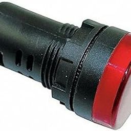 Dayton 22NZ01 22mm 24V Red Raised Indicator Light-31