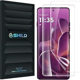Uyiton By SHILD® - (2-Pack) Silicone Screen Protector for Motorola Edge 60 Pro (6.7") – HD Clear Flexible Film, Curved Screen Coverage, Easy Installation Kit, Scratch Resistant, Case Friendly-image-28