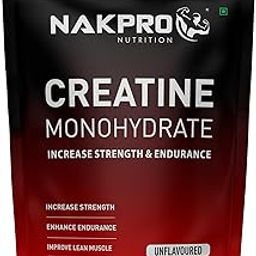 NAKPRO MICRONIZED CREATINE MONOHYDRATE| Increases Strength, Reduces Fatigue & Boosts Muscle Growth | Pure Creatine Powder for Men, Women & Athletes (250g, Unflavoured)-6