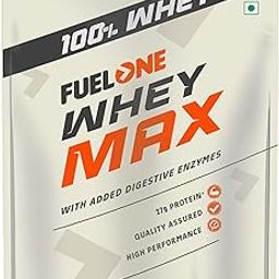 FUELONE Whey Max (Chocolate, 1kg / 2.2lbs) | Whey Protein Concentrate & Whey Protein Isolate | 27g Protein-18