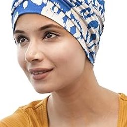 Beautifull Printed Bamboo Viscose Beanies with Rouched Band for Women's Chemo (HS119_Multicolor)-image-92