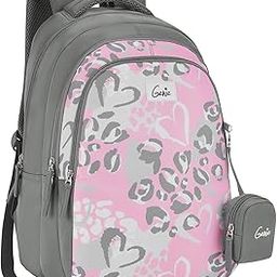 School Backpack for Girls |19 In-36 Ltr with Three Compartments, Side Pockets and Light Weight with Padded Shoulders |Best for Books,Stationery,Lunch Box & Essentials-image-89