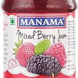 Manama Mixed Berry Jam (Raspberry, Strawberry and Mulberry), Pack of 1, 500GMS-image-10