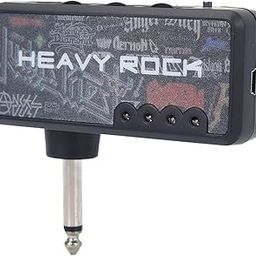 Headphone Amplifier for Guitar, Bass, Portable, Mini Plug, Black-picture-29