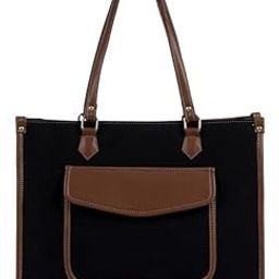 Women's Western Casual Solid Zip Tote Bag | Perfect for Office, College & Everyday Use-image-32