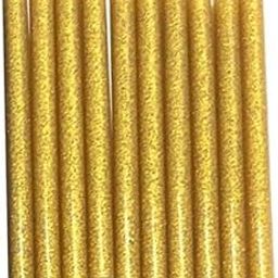 6x10 Pieces Colored Hot Melt Glue Sticks Glitter Hot Glue Sticks for DIY Craft Gold-28