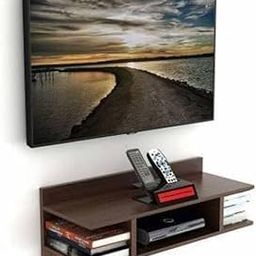 VARS Decor T.V Unit Setup Box Stand Wall Mount 32 inch tv,tv Setup Box Stand Wall Mount MDF//Setup Box Stand/Set up Box Stand/Wooden Tv Cabinet Wall Shelves, Smart Led Tv Entertainment Unit-picture-27