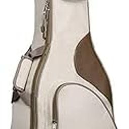 Grow wings Branded Musical Acoustic Guitar Bag Foam Padded for 38; 39; 40; 41; Inches Guitar Cover Bag (Brown)-22