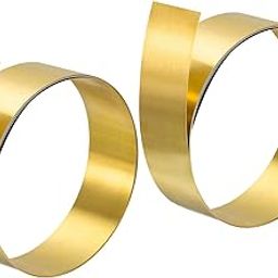uxcell Brass Sheet Roll, 2Pcs 40" x 1" x 0.0059" H62 Metal Foil Plate for Crafts, Electrical Repairs, Industry-image-42