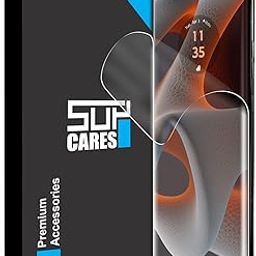 SupCares TPU Anti Glare Matte Unbreakable Membrane Screen Protector for Motorola Edge 50, Motorola Edge 50 Pro and Edge 50 Ultra (6.7 Inch) With Easy Self Installation Kit | Fingerprint Working-15
