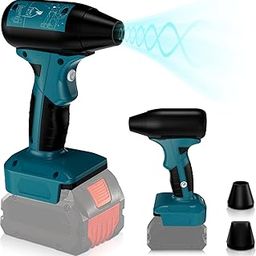 For Bosch Professional 18V System Li-ion Battery Powered Jet Dry Blower, 130000RPM Compressed Air Duster, 4 Gear Adjustable Air Duster, Jet Fan Mini Blower for Tools, Car, Computer(No Battery)-52