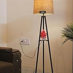 F N Italian Lamp With Home Decor Corner Design Jute Drum Shade, Bulb, Wiring, E27 Holder Included, Pack of 1-13