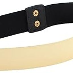 Elastic Fabric Waist Belt for Women Dresses Elegant Vintage Design Stretchy Ladies Belt for Saree Girls Jeans - Free Size (GRP-LD11SGD_Gold)-image-60