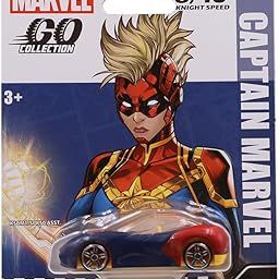Marvel Go Collection | Knight Speed | Captain 1:64 Diecast Toy Car | Ages 3 and Up | Collect Them All-image-2