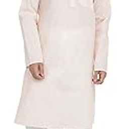 Mens Cotton Linen Half Sleeve Kurta Pyjama-image-73