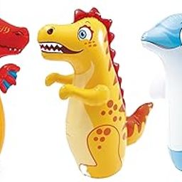 Intex 44669NP Inflatable PVC Hit Me 3D BOP Bags (Shark, Penguin, Tiger)-picture-10