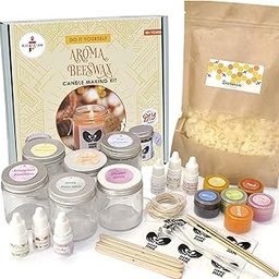 Kalakaram Aroma Beeswax Candle Kit | DIY Candle Making Activity Kit for Kids & Adults with Pure & Natural Ingredients | Beginner-Friendly | Ideal for Diwali, Birthday Gifts, & Home Decor, Craft Kit-image-20