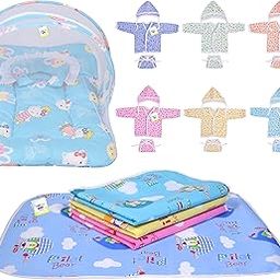 Toddylon New Born Baby Products All Baby Bedding Set | Baby Clothing Set | Waterproof Sheets | Gift Packs | Essentials Combo | Infants (0-6 Months)-image-1