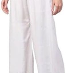 Women's Palazzo Regular Fit Viscose Rayon Palazzos Flared – Comfortable Palazzo for Girls & Women Trousers Bottomwear for Festivals, Casual & Everyday Wear-image-0