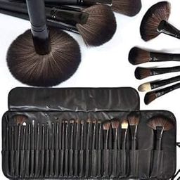SKINPLUS PREMIUM SET OF 24 PCS SOFT HAIR MAKEUP BRUSH Black (Pack of 24)-30