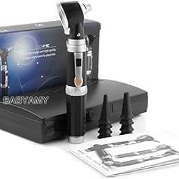 shakuntla White light : Original Professional Diagnostic Wide Field Ear Care Fiber Optic Medical Otoscope LED Pocket Otoscope now includes 8 Heads-24