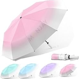 Windproof Travel Umbrellas for Rain - Easy Auto Open Close, Durable & Compact Umbrella, UV Protection, Strong Fiberglass Frame, Waterproof Canopy - Backpack, Purse, Portable Umbrella for Man & Women-image-79