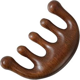 NETXE Wooden scalp massager for hair growth | Wood Head scalp massage comb tool - Gua Sha for hair massager | Wooden wide tooth comb hair massager for hair growth | Head messages for Scalp-73