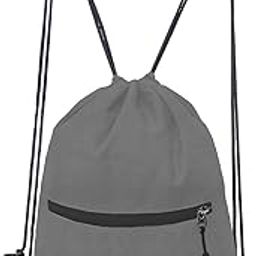 Drawstring Backpack Dori Bag Small Bag Mini Bag Lightweight Gym Bag for Everyday Use With Front Zipper Pocket 12L Backpack-image-0