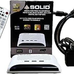 Presents Solid HDS2X-7290 S2X, HEVC 8bits H.265 Free-to-Air Set-Top Box with Inbuilt WiFi for Watch YouTube and 25 Online Tv Channels Multi Language-20