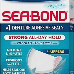 SEA-BOND Denture Adhesive Seals Uppers Original 30 Each-image-84