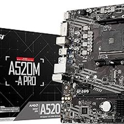 MSI A520M-A PRO Motherboard (AMD Ryzen 3000 3rd Gen AM4, DDR4, M.2, USB 3.2 Gen 1, HDMI, Micro ATX)-15