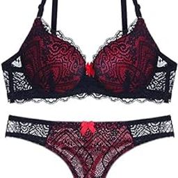 Women's Lingerie Set Padded Push Up Bra Bikini Set for Women & Girls-picture-46