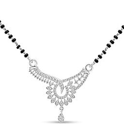 925 Silver Beautiful Mangalsutra|925 Silver Mangalsutra with CZ Diamonds | Minimal Daily Wear Jewelry for Women-image-5