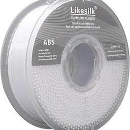 Likesilk ABS Filament 1.75mm, ABS 3D Printer Filament 1.75mm Heat Resistant 1kg - Likesilk ABS 3D Printing Filament 1.75mm, Strong & Durable, Dimensional Accuracy +/- 0.03mm (ABS White, 1KG)-image-34