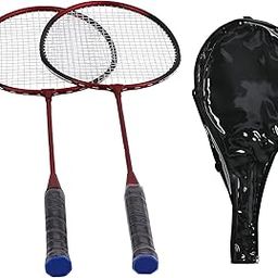 2 Player Badminton Rackets, Badminton Racquets Made Ferroalloy Badminton Racquets for Adults and Kids for Indoors or Outdoors-picture-11