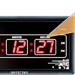 SAFETYNET Wall Clock Camera with Live Feed WiFi - Indoor Security Camera 1080P HD Hidden Nanny Cam - with 32GB MicroSD Card-11