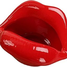 CLUB BOLLYWOOD® Lips Cigar Ashtray Ceramic Ashtray Lips Ashtray Boyfriend Gift Red A|Home & Garden | Yard, Garden & Outdoor Living | Gardening Supplies | Plant Care, Soil & Accessories |1X Ashtray-image-15