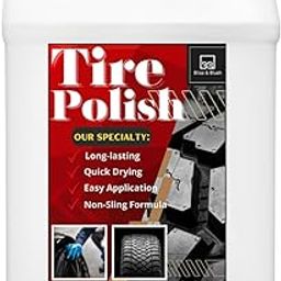 Tyre Polish 1 Liter Acid Free Formulation - All Wheel Safe - Also Car Alloy Wheel Cleaner-image-99