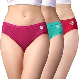 Women Bikini Panty | Cotton Spandex Underwear | Anti Bacterial, Flexi Stretch, Quick Dry Women's Medium Coverage with Concealed Waistband-picture-54