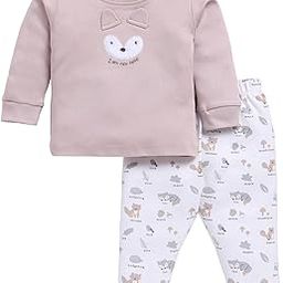Boys Cotton Top & Pyjama Set | Long Sleeve Round Neck T-Shirt & Full Pants | Soft Fabric | 0-18 Months | Ideal for Sleep-image-52