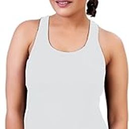 T-Back Women Lycra Stretchable Fabric Knitted Regular Fit Sleeveless Vest Pattern Camisole Spaghetti Black | Pack of 2 |-image-69